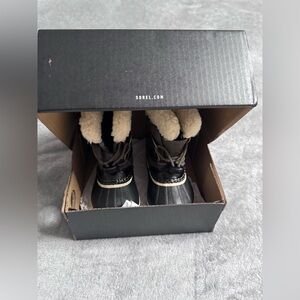 Sorel Black Children's Waterproof Boots